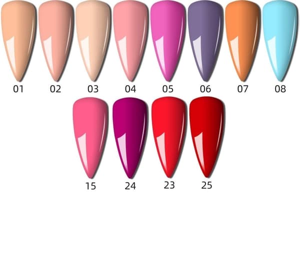 Startset gelénaglar inkl, Elektrisk nagelfil - 54w LED/UV-Lampa