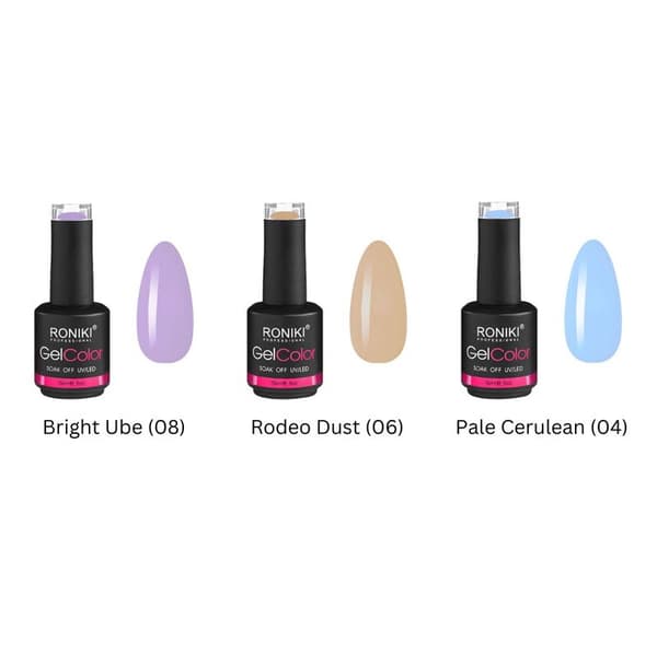 UNIQ  Nail Starter Kit - Pro Gellakk sett med 80W negletørker med display, farger og tilbehør - Your Nails Studio Starter PRO Kit Set