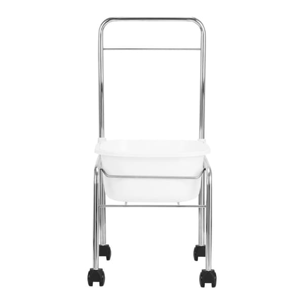 Krom pedikyrbricka på hjul