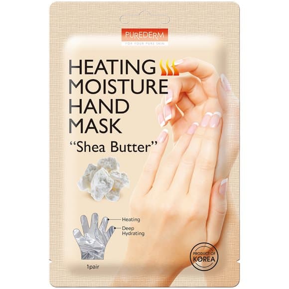 PUREDERM - Heating Moisture Hand Mask "Shea Butter", 30 g - Värmande och återfuktande handmask