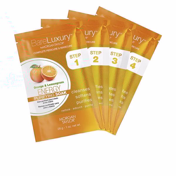 COMPLETE PEDICURE & MANICURE ORANGE set 4 pcs