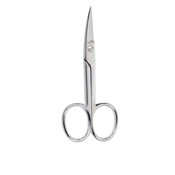 pc Chrome Curved Nail Manicure Scissors