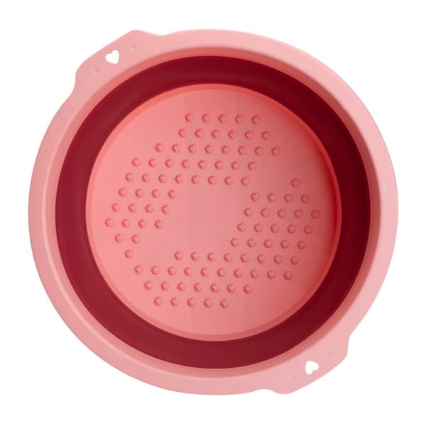 Pink foldbar pedicure skål