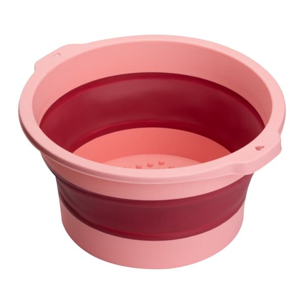 Pink foldbar pedicure skål