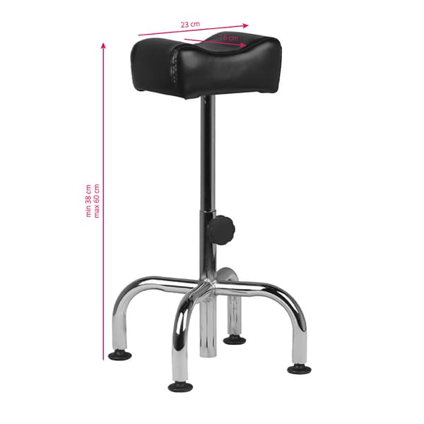 AM-5012C pedicure fodstøtte, sort