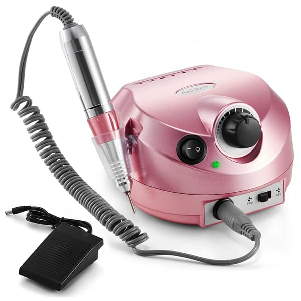 Elektrisk Neglesliper 65 W med Fotpedal og 35 000 o/min – For Manikyr og Pedikyr