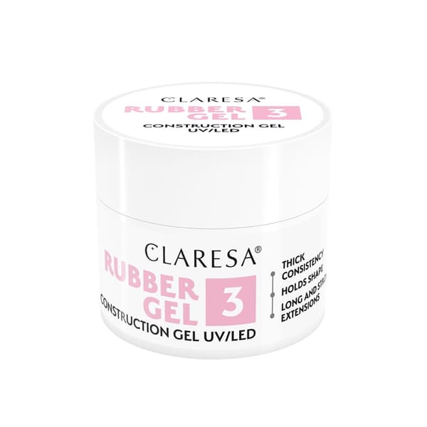 Claresa Rubber gel 3 -12g bygggel