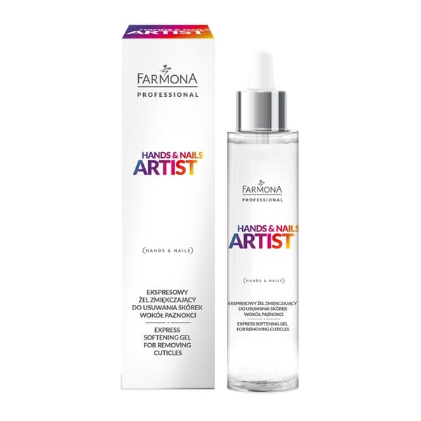 Farmona hands & nails artist express mjukgörande gel för att ta bort nagelband runt naglarna 50ml