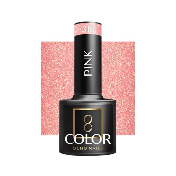 OCHO NAILS Hybridikynsilakka pinkki 318 -5 g