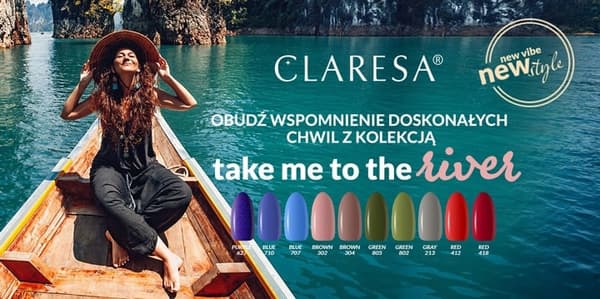 Claresa Hybrid Nail Polish TA ME TO THE RIVERseries
