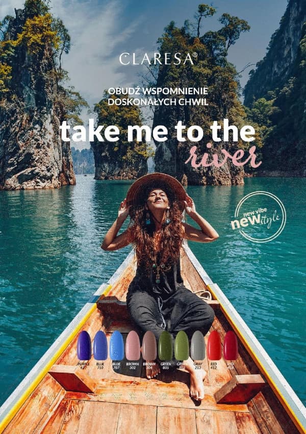 Claresa Hybrid Nail Polish TA ME TO THE RIVERseries