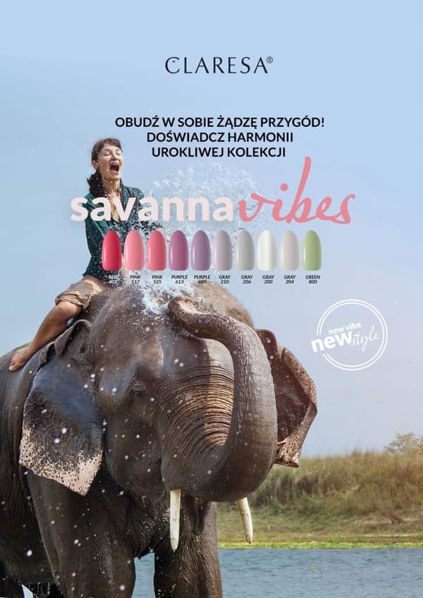 Claresa Hybrid Nagellack SAVANNA VIBES - kollektion