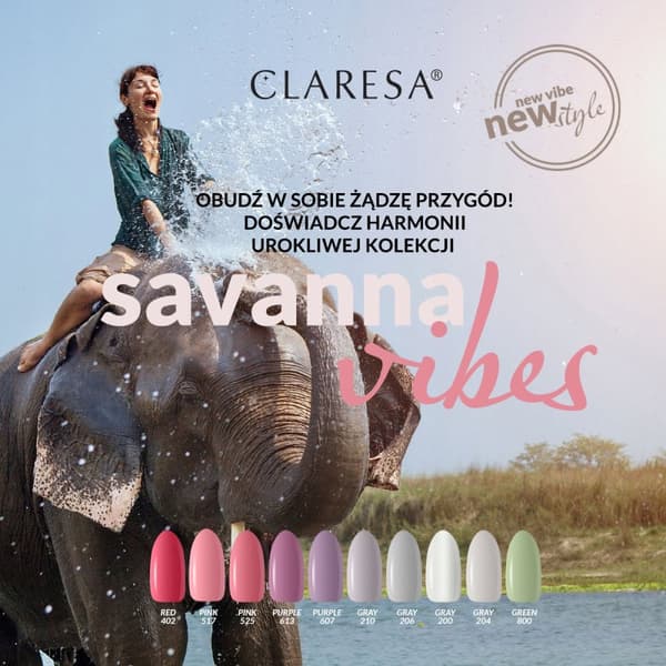 Claresa Hybrid Nagellack SAVANNA VIBES - kollektion