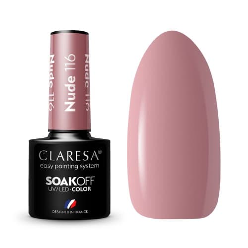 Claresa Hybrid nagellack NUDE 116 -5g