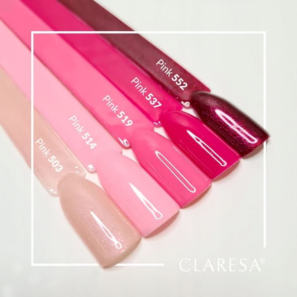 Claresa Hybrid neglelak PINK 519 -5g