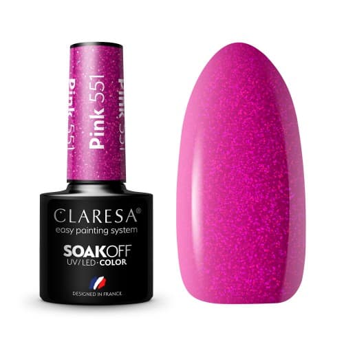 Claresa Hybrid nagellack ROSA 551 -5g