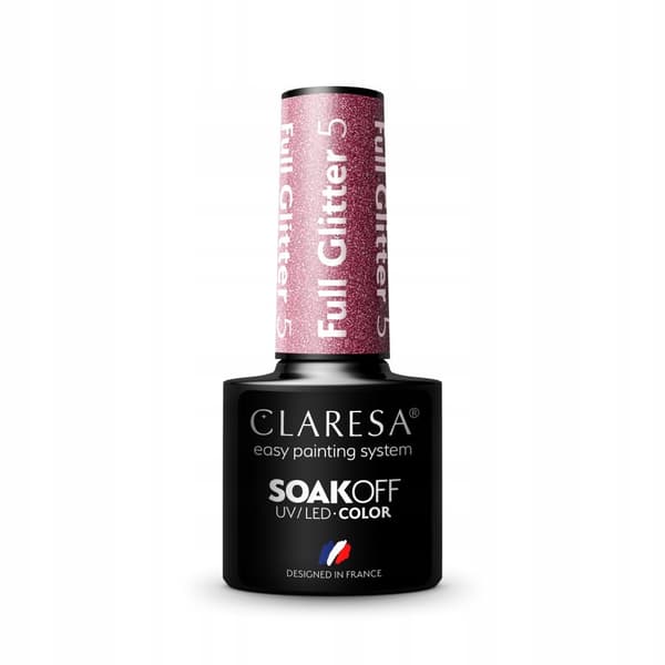 Claresa Hybrid nagellack FULL GLITTER 5 -5g