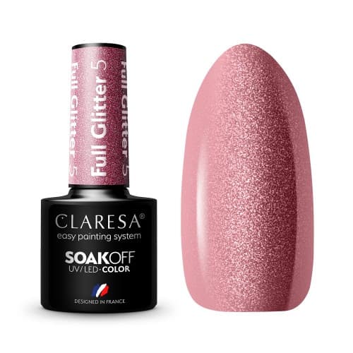 Claresa Hybrid nagellack FULL GLITTER 5 -5g