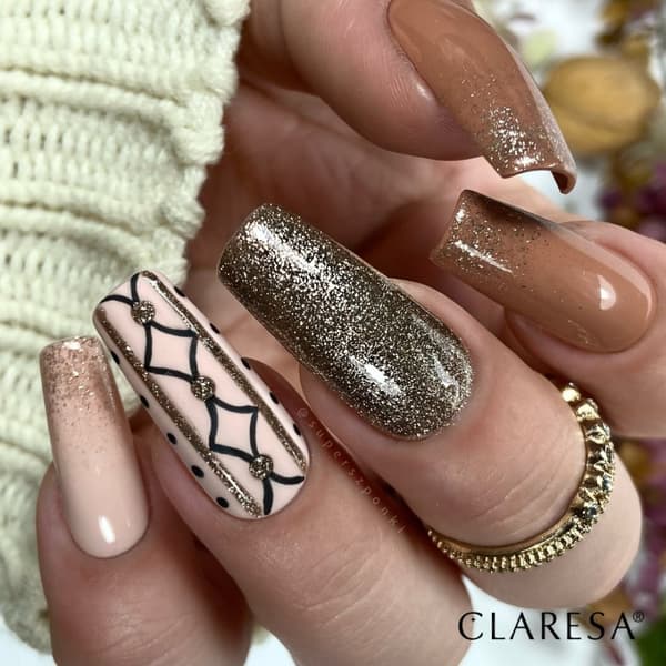 Claresa Hybrid neglelak FULD GLITTER 2 -5g