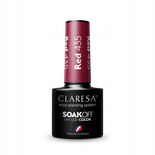 Claresa Hybrid nagellack RÖTT 435 -5g