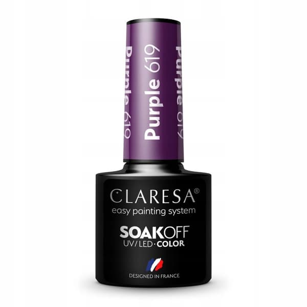 Claresa Hybrid neglelak LILLA 619 -5g