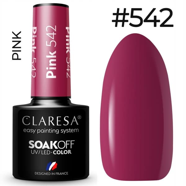 Claresa Hybrid nagellack ROSA 542 -5g