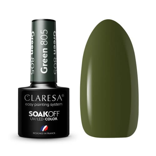 Claresa Hybrid neglelak GRØN 805 -5g