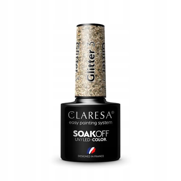 Claresa Hybrid neglelak GLITTER 3 -5g