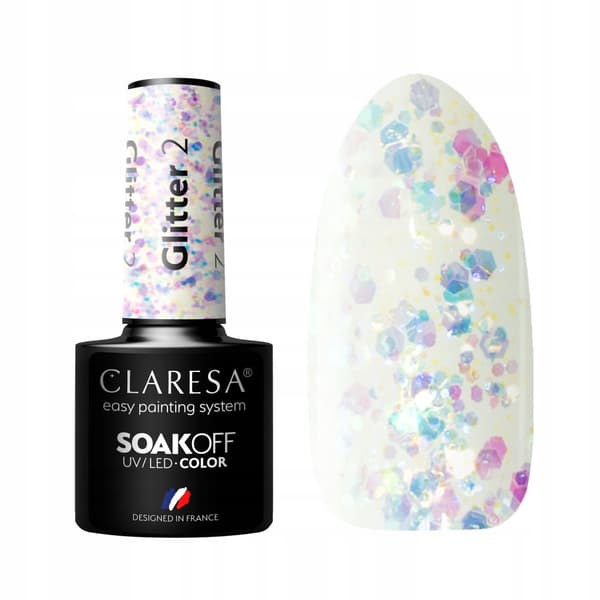 Claresa Hybrid neglelak GLITTER 2 5g