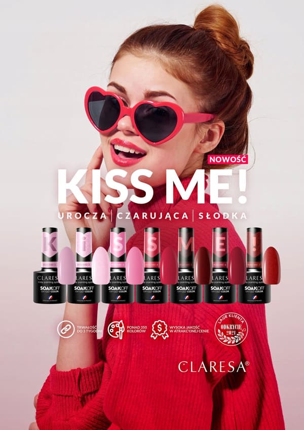 CLARESA HYBRID NAGELACK KYSS MIG! 3 - 5 g
