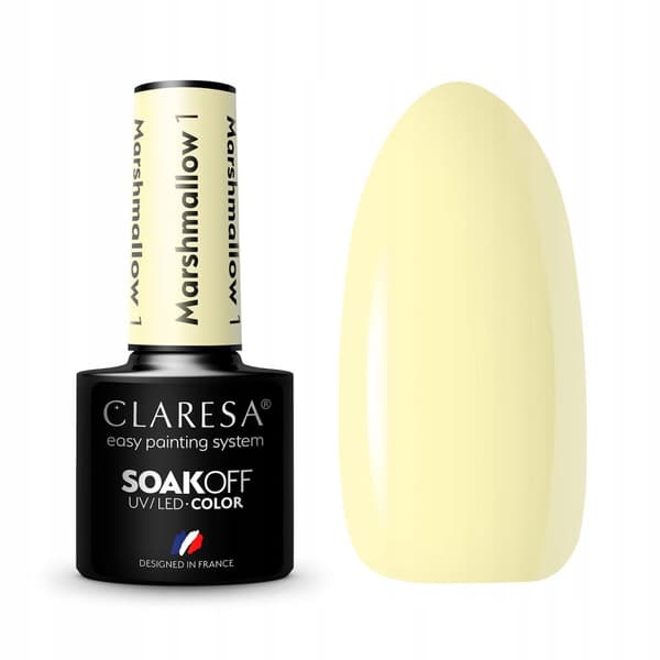 CLARESA HYBRID NEGLELAKK MARSHMALLOW 1 5G