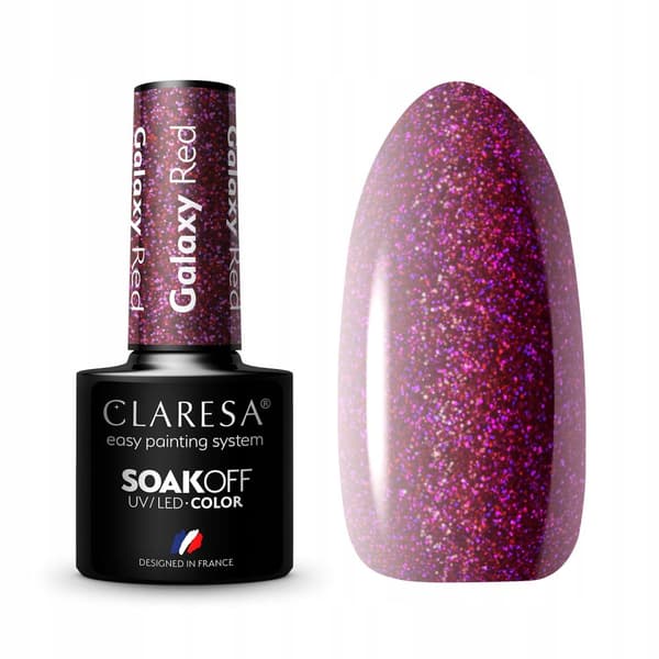 Claresa Hybrid nagellack Galaxy Red 5g