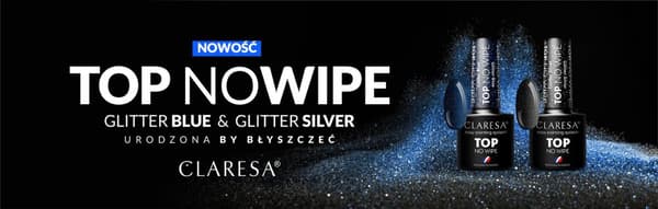 Claresa TOP No Wipe 5g Glitter Blue