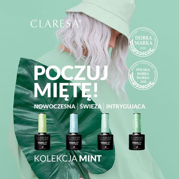 Claresa Hybrid kynsilakka MINT 3 -5g