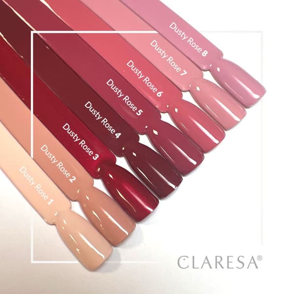 Claresa Dusty Rose Hybrid Neglelak 4 - 5 g