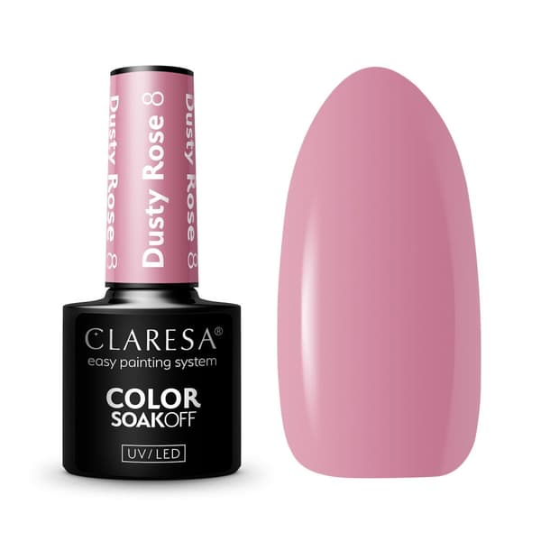 Claresa Dusty Rose Hybrid Neglelak - 5g SELECTION