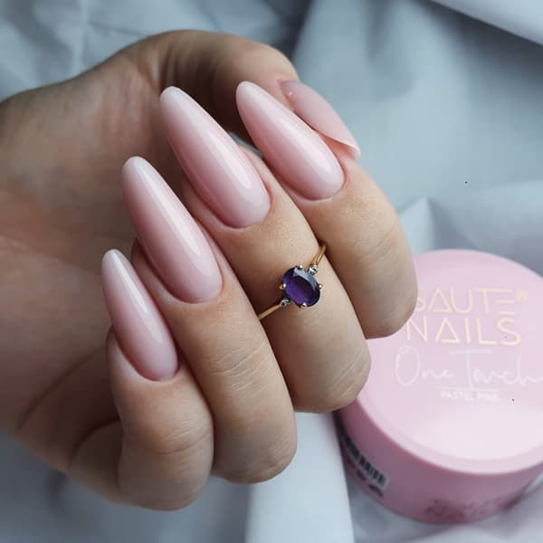 SAUTE NAILS Negleopbyggergel ONE TOUCH - PASTEL PINK - 30g