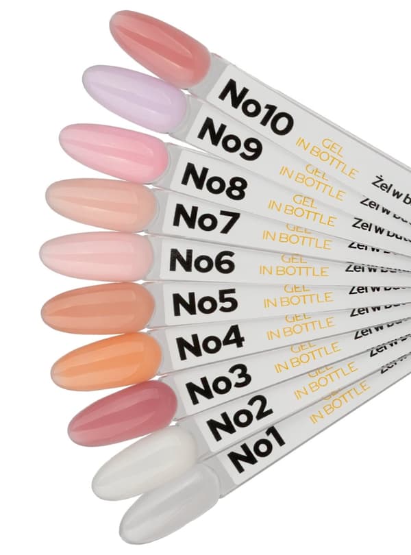 YOSHI Kynsienrakennusgeeli pullossa nro 8 - 10 ml