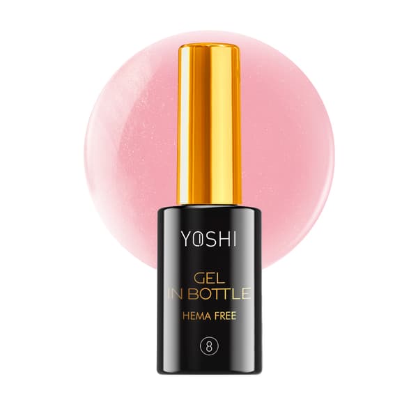 YOSHI Kynsienrakennusgeeli pullossa nro 8 - 10 ml
