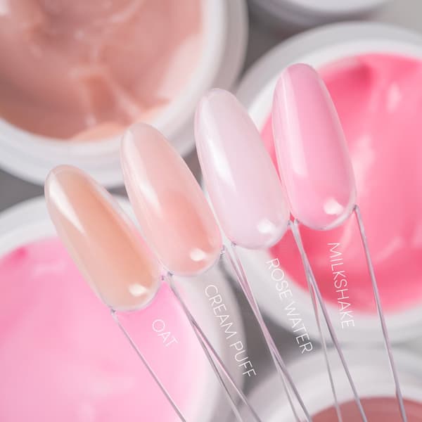 PB NAILS Jelly Flow -kynsienrakennusgeeli - Kaura - 15 g - PIENI