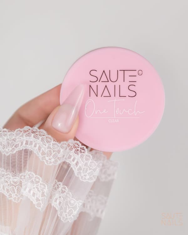 SAUTE NAILS Negleopbyggergel One Touch - CLEAR - 50g