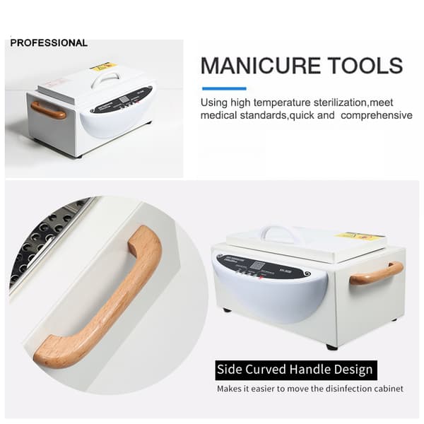 Nagelsterilisator, Högtemperaturdesinficering, LCD-skärmsdesinfektion