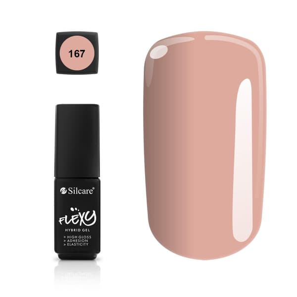 Silcare - Flexy - Hybrid gel - Color: 167 - 4,5 gram