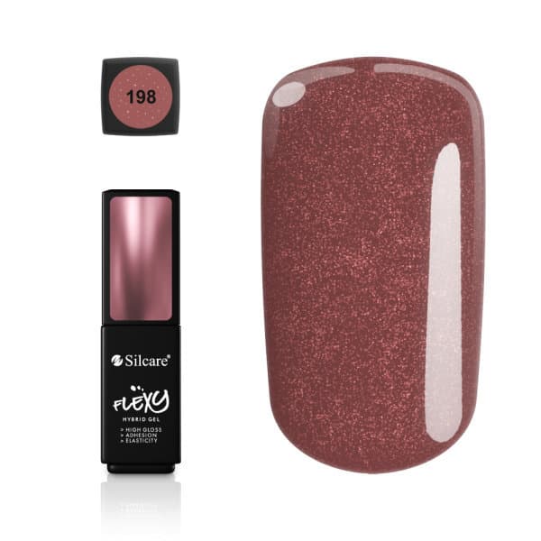 Gel polish - Flexy - *198 4,5g UV gel/LED - So Rose So Gold