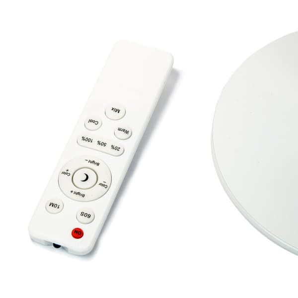 LED - Arbetslampa - Vit - U19D 9W - Fjärrkontroll