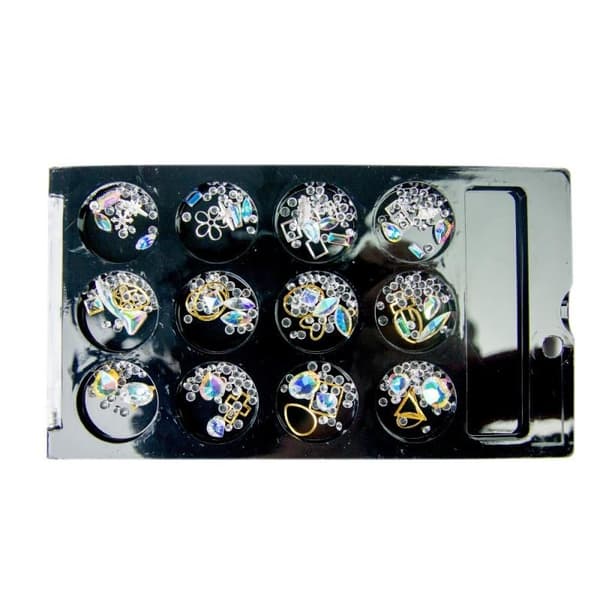 3D Nageldekorationer mix - NJB-2
