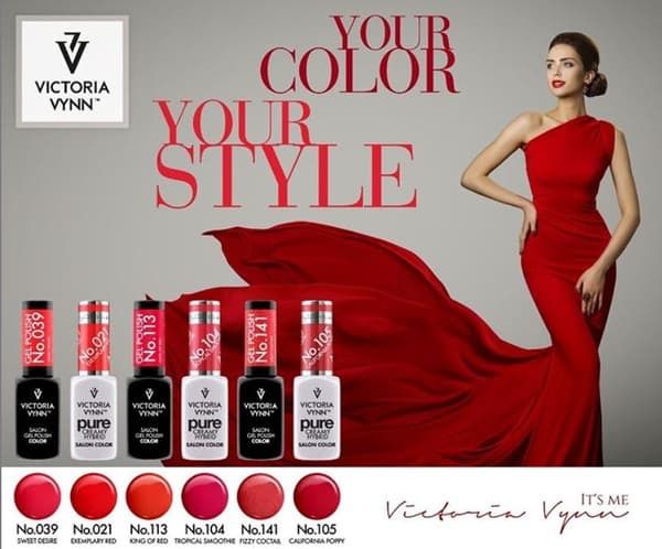 Victoria Vynn - Gel Polish - 113 King of Red - Gellack