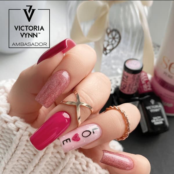 Victoria Vynn - Gel Polish - 114 Pinky Glitter - Gellack