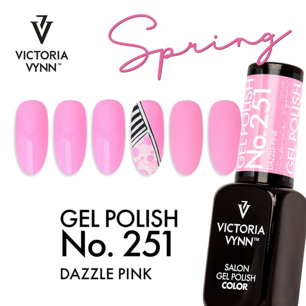 Victoria Vynn - Gel Polish - 251 Dazzle Pink - Gellack