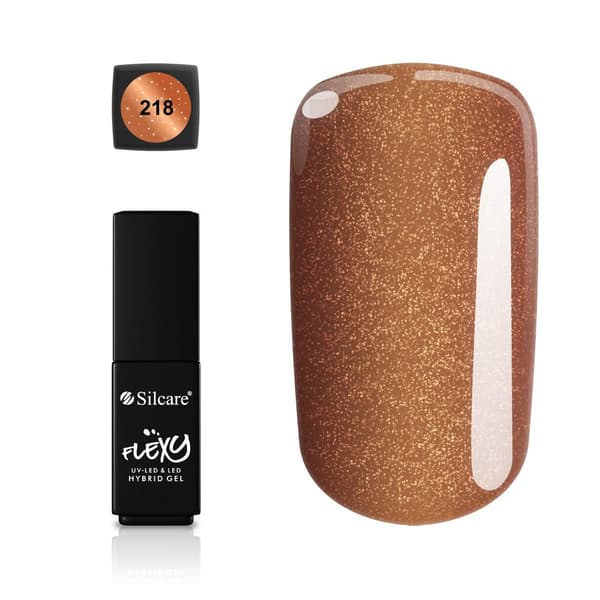 Silcare - Flexy - Hybrid gel - Color: 218 - 4,5 gram